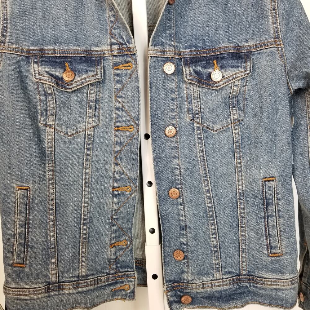 Old Navy Denim Button Up Jacket Small New With Tags - Picture 3 of 9